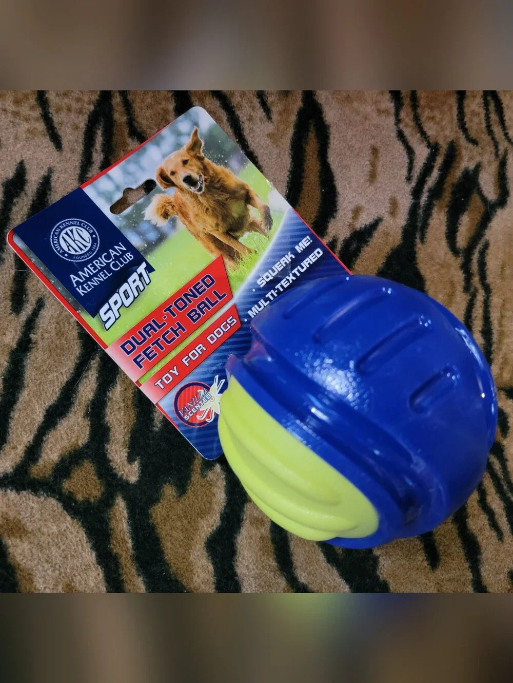 Dog Ball American Kennel Club Fetch Ball - Durable Various Colors Ea.large New